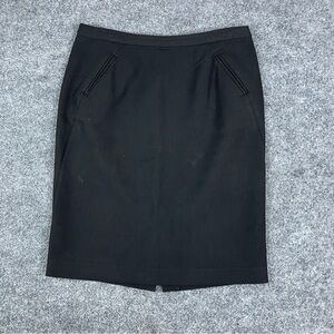 LOFT Classic Black Pencil Skirt‎